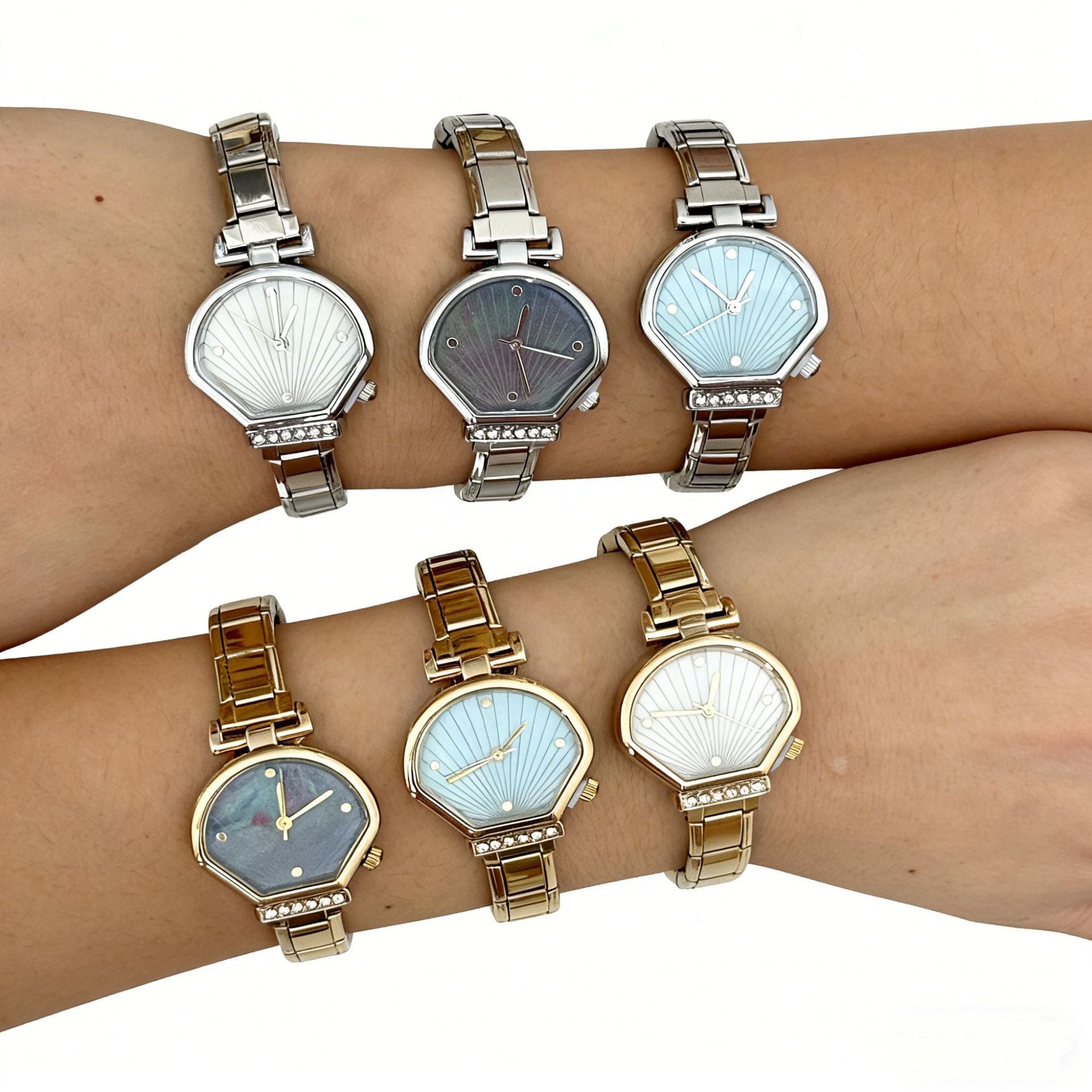 Wholesale Trendy Modular Retro Shell Watch,  Stylish Quartz Watch for Couples,  Everyday Fashion Accessory for Resale