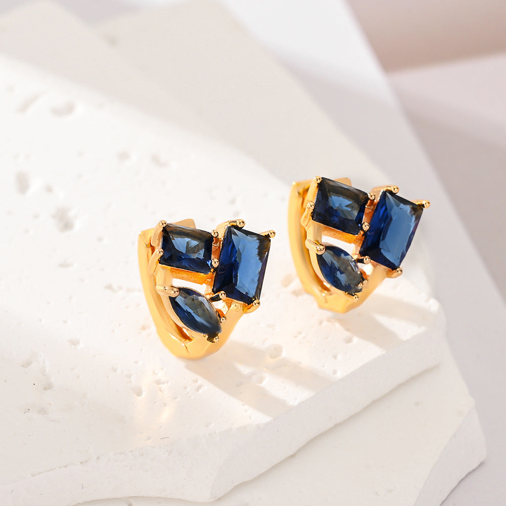 Wholesale Multicolor Copper Inlaid Zirconia Earrings ACC-ES-HengXuan004