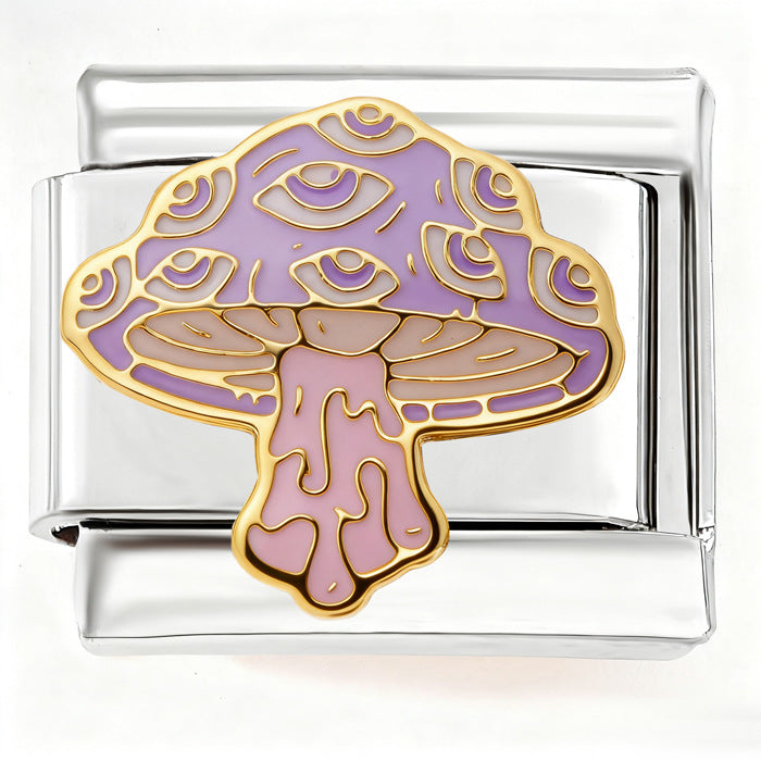 Wholesale  Italian Charm Bracelet 9mm DIY color patchwork Creative Stainless Steel Composable Bracelet