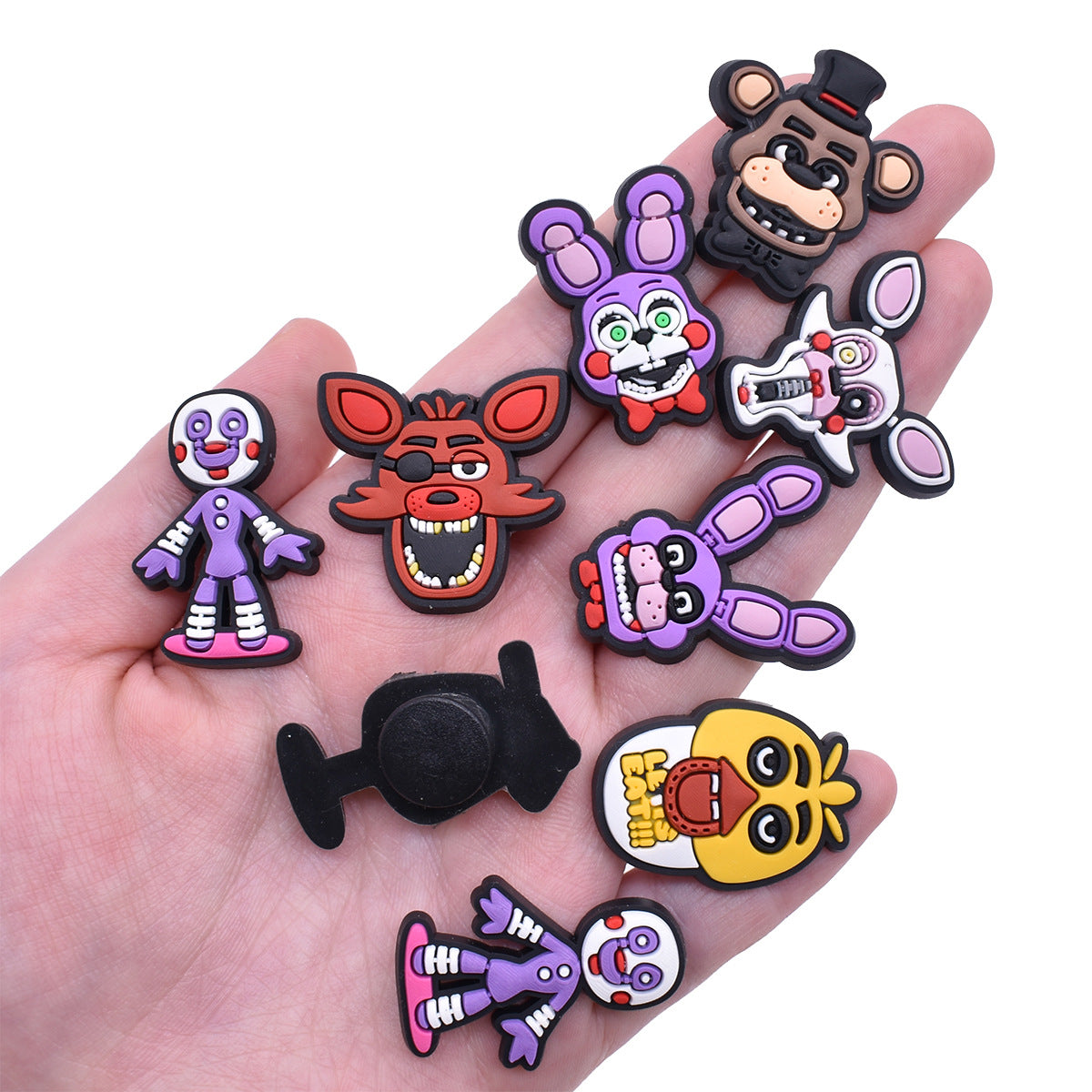 Wholesale Random 100pcs Animal PVC Soft Rubber Shoe Buckle Decoration ACC-SC-RYY074