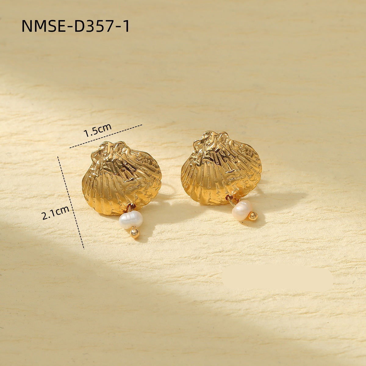 Wholesale   Light Luxury All-match Stainless Steel Stud Earrings