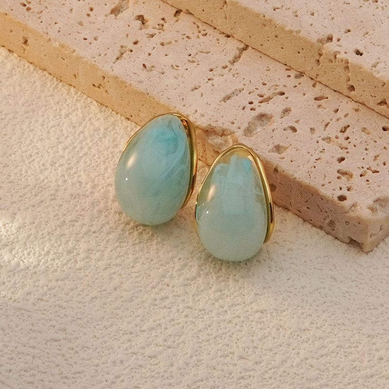 Wholesale Stainless Steel Teardrop Classic Earrings