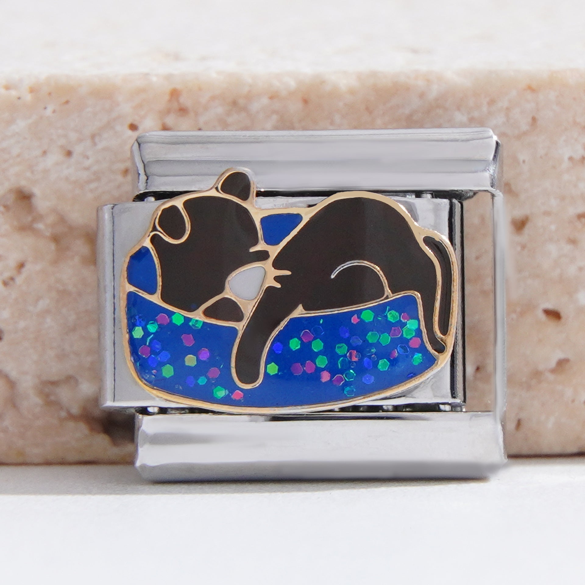 Wholesale Italian Charm Bracelet 9mm DIY Splicing Creative Pattern Stainless Steel Composable Bracelet