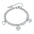 Wholesale Stainless Steel Double Layer Stacked Wear Hollow Love Bracelet