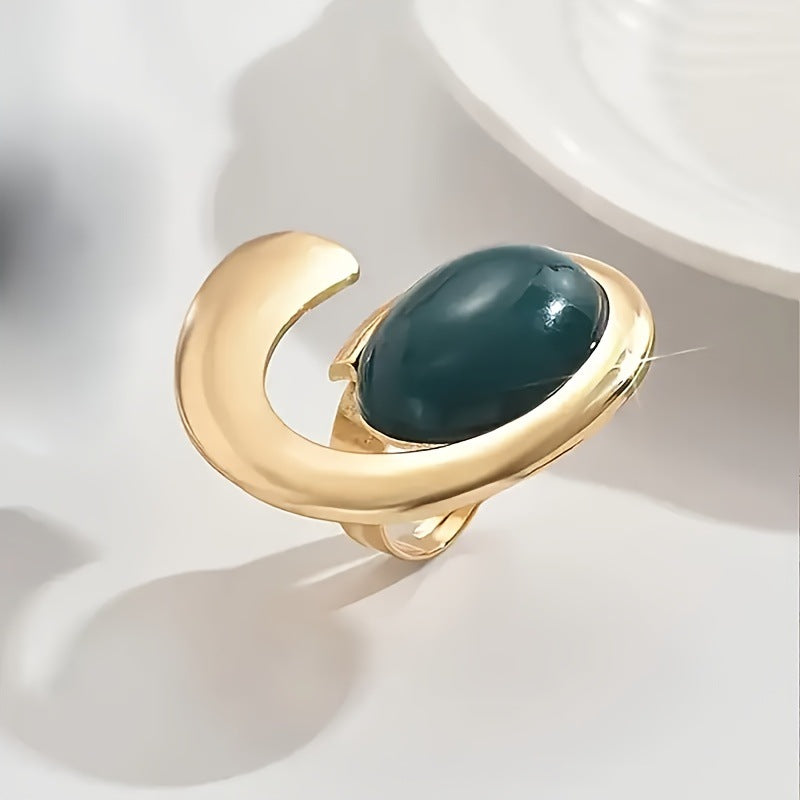 Wholesale Stainless Steel  Spiral Snail-Shaped Open Ring