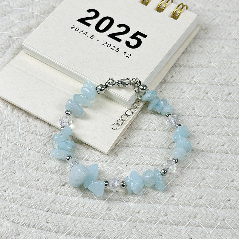 Wholesale  irregular shell gravel handmade bracelet niche fresh bracelet valuable aesthetic priceles