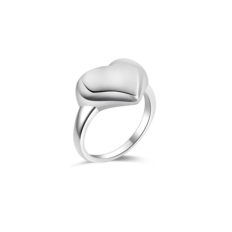 Wholesale  titanium steel casting ring does not fade couple pair ring