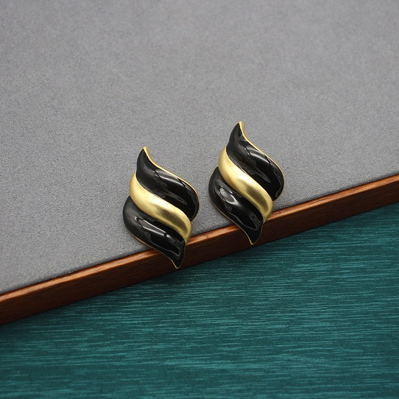 Wholesale Vintage Exaggerated Design 925 Silver Needle Statemente Earrings ACC-ES-Qunq004