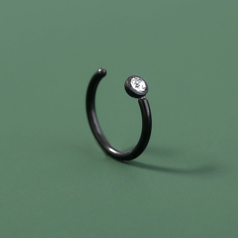 Wholesale  stainless steel puncture U-shaped nose ring puncture nose nail nose accessories direct sales