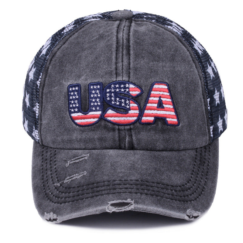 Wholesale distressed baseball embroidery baseball cap