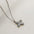 Wholesale  26 English letter necklace  titanium steel bubble smooth letter pendant clavicle chain