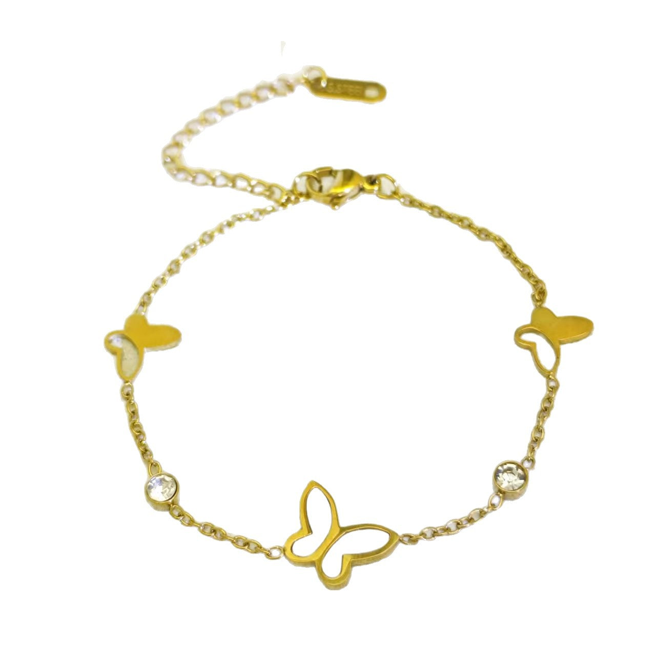 Wholesale Butterfly Shell Bracelet - Simple Titanium Steel Fashion Accessory for Everyday Wear