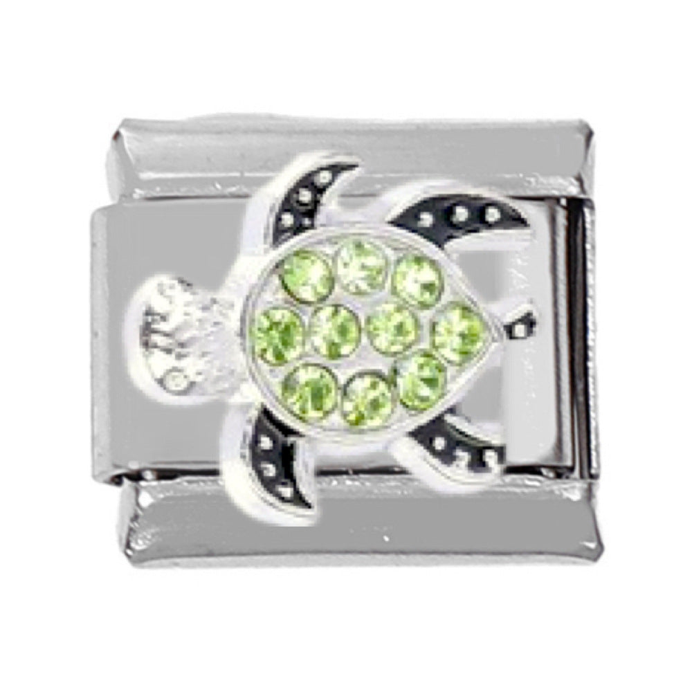 Wholesale 5pcs Italian Charm Bracelet Charm Module Coral Starfish Tropical Fish Stainless Steel Bracelet 9mm DIY Pattern Free Stitching Detachable Composable Bracelet