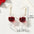 Wholesale Red Wine Glass Bottle Earrings