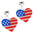 Wholesale American Independence Day fireworks acrylic earrings