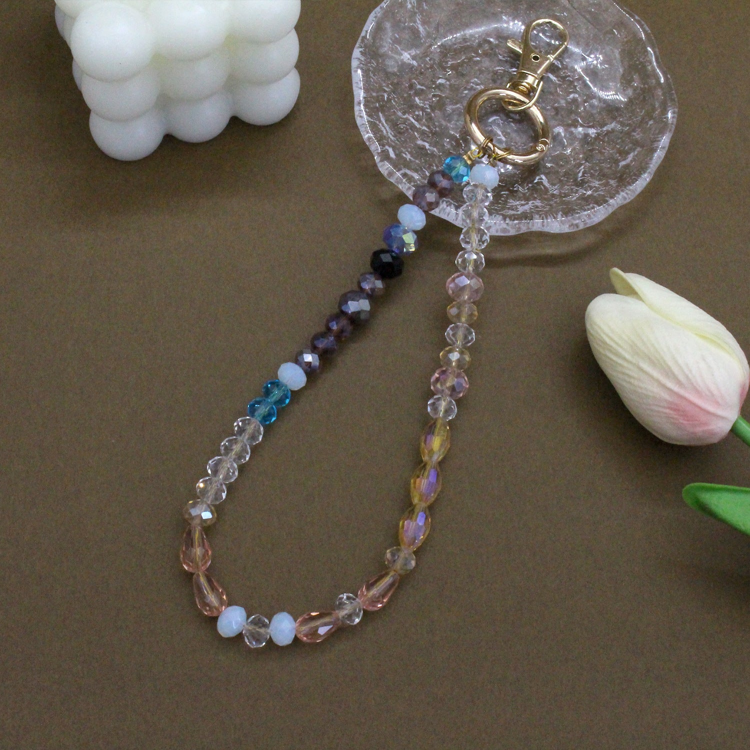 Wholesale Creative Flower Lanyard Keychains ACC-KC-Jiuxing003
