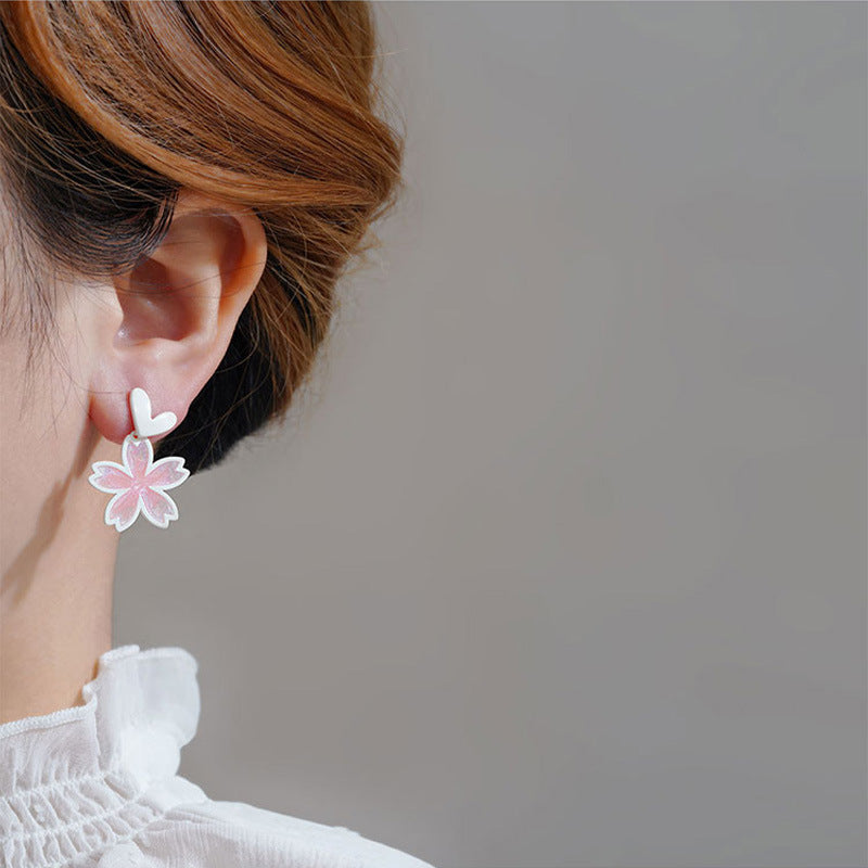 Wholesale  Cherry Blossom Earrings  Love Earrings