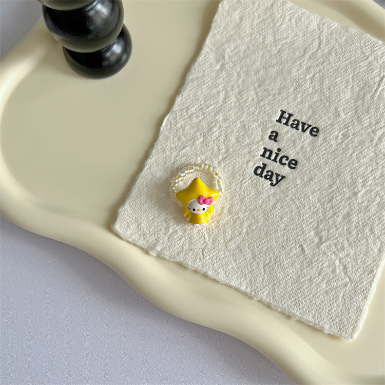 Wholesale  Beaded Cat Ring