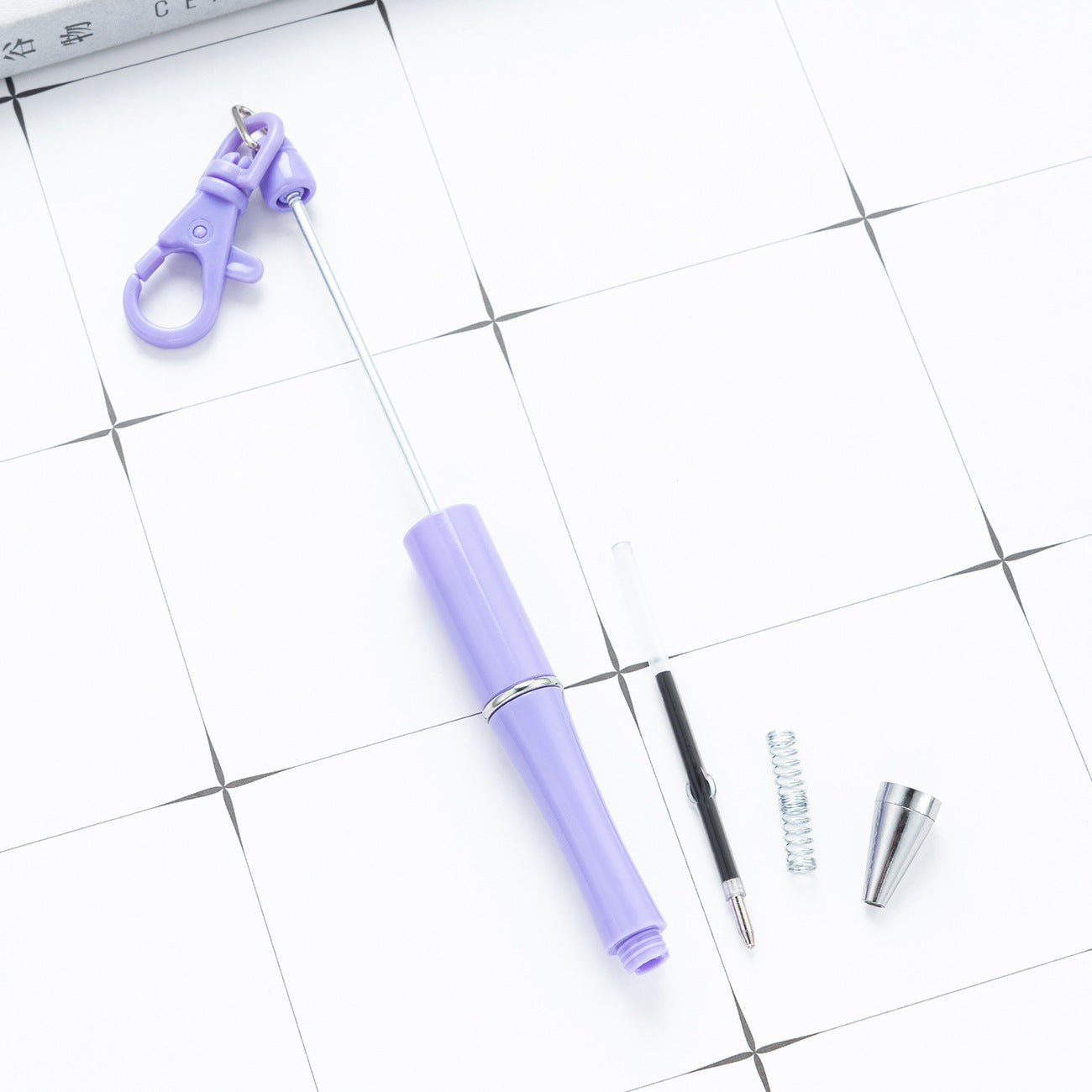 Wholesale  Beaded Pen Printable Logo Office   Pen