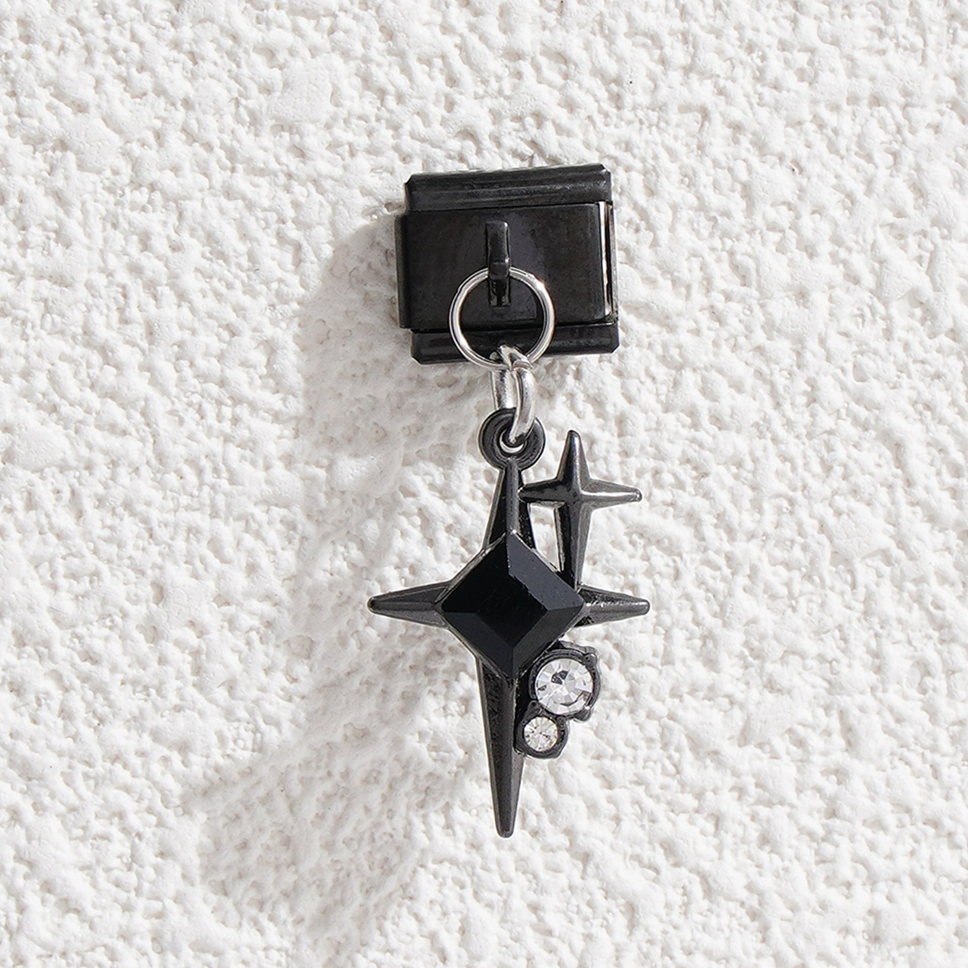 Wholesale Italian Charm Bracelet 9mm DIY Splicing Color Diamond Stainless Steel Composable Bracelet