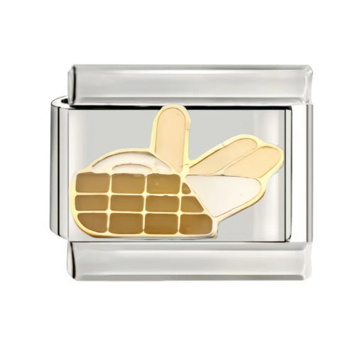 Wholesale 9mm Italian Charm Starter Bracelets DIY square Single Section Creative Stainless Steel Composable Bracelet