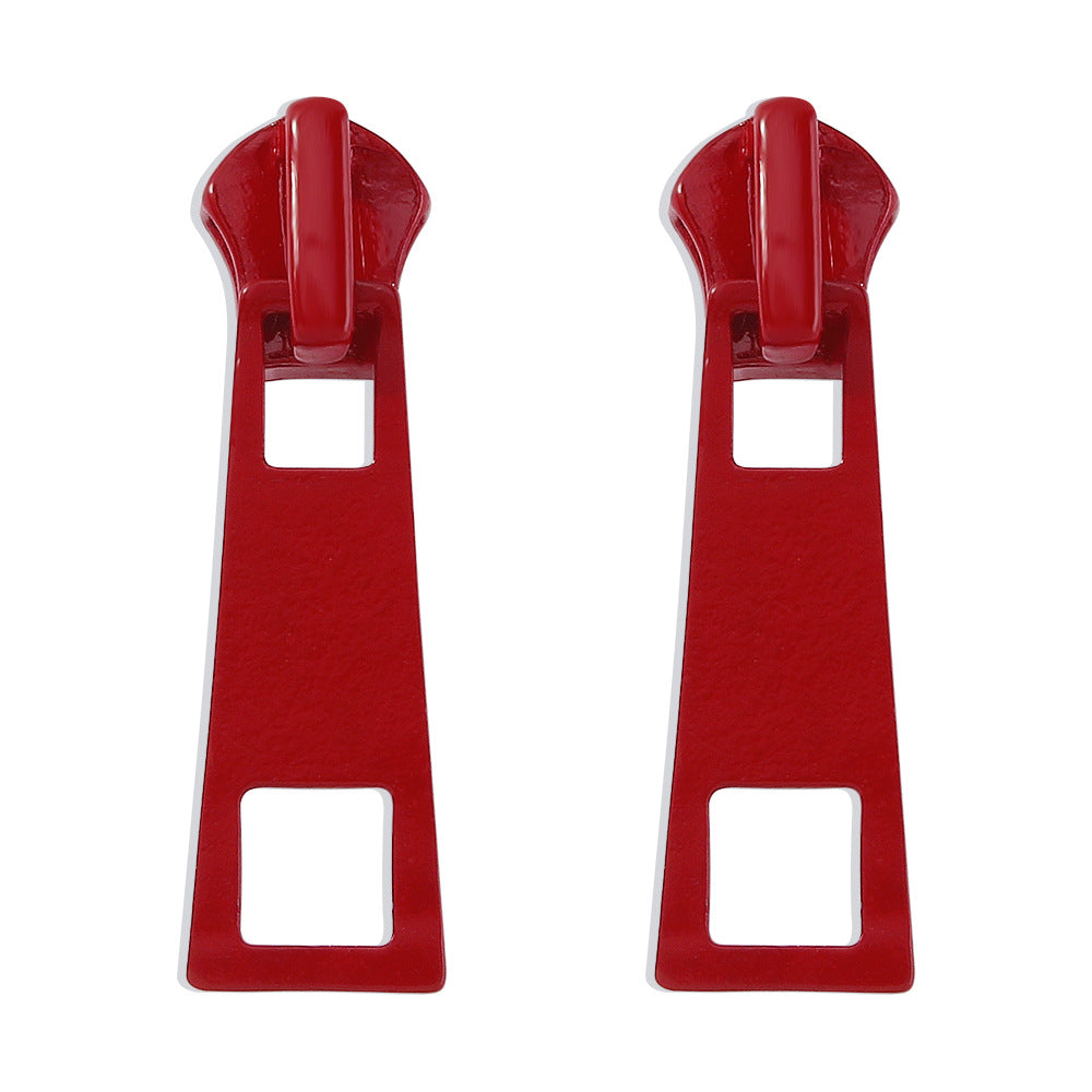 Wholesale  lock stud earrings multicolor earrings