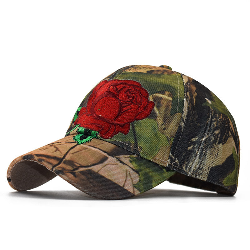 Wholesale Trendy Camouflage Embroidered Baseball Cap Adjustable Summer Sun Hat Fashion Accessory