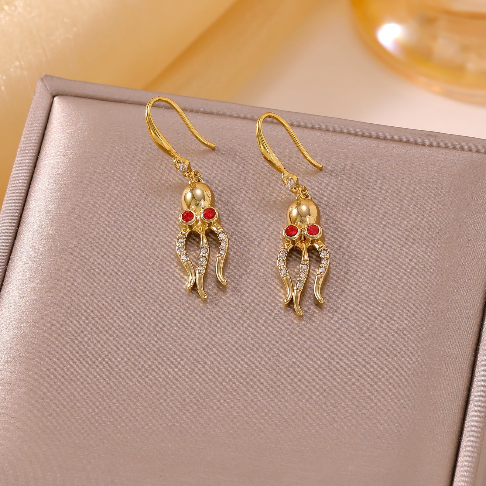 Wholesale Titanium Steel Real Gold Plated Flower Pearl Stud Earrings Everyday Fashion Accessory For Women