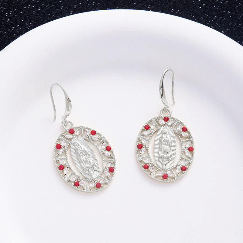 Wholesale Light Luxury High-end Oval Earrings
