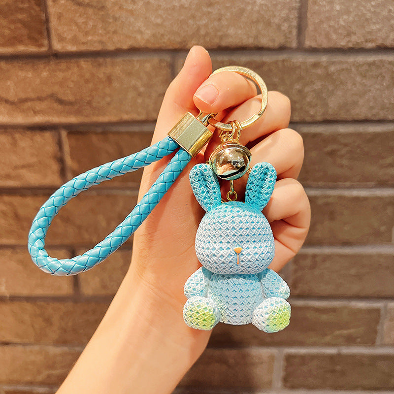 Wholesale Resin Rabbit Keychain Cute Keychain ACC-KC-JuCai001