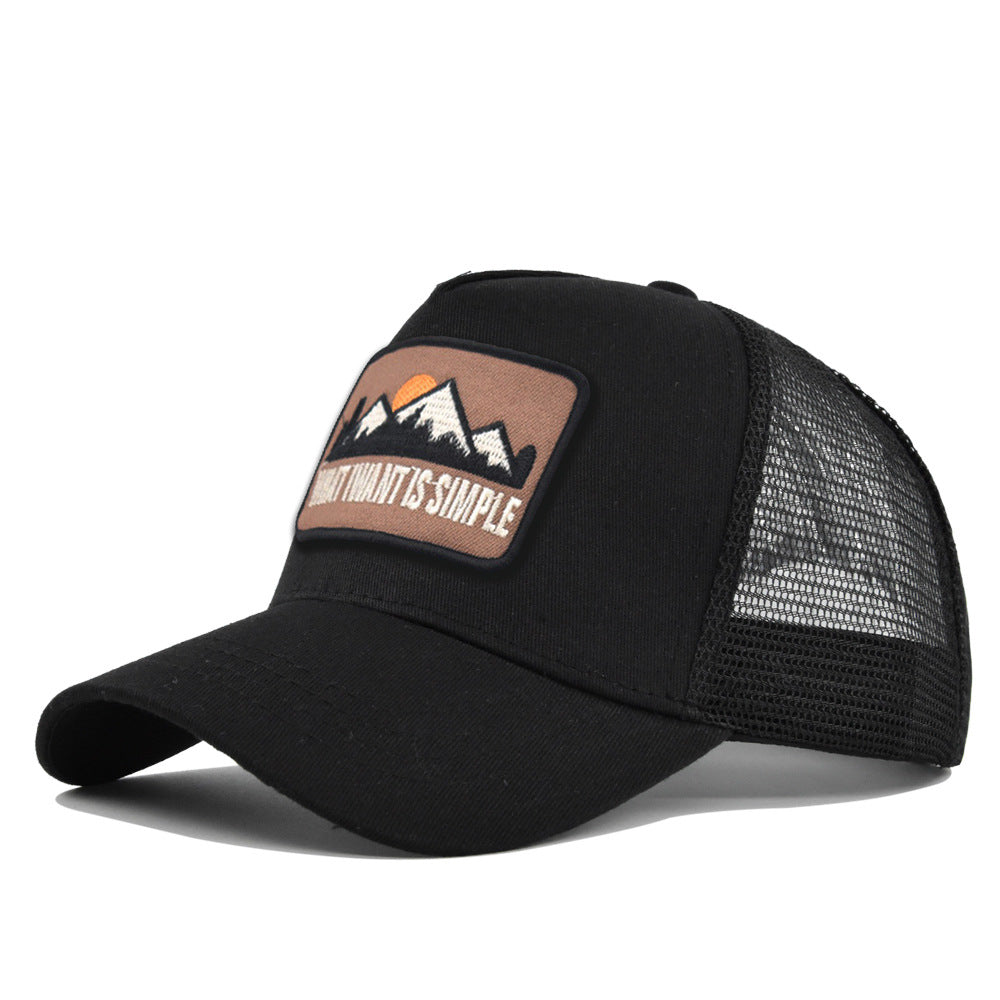 Wholesale Embroidered hill animal summer sunshade net hat