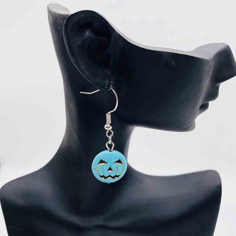 Wholesale Bohemian Style Turquoise Love Earrings