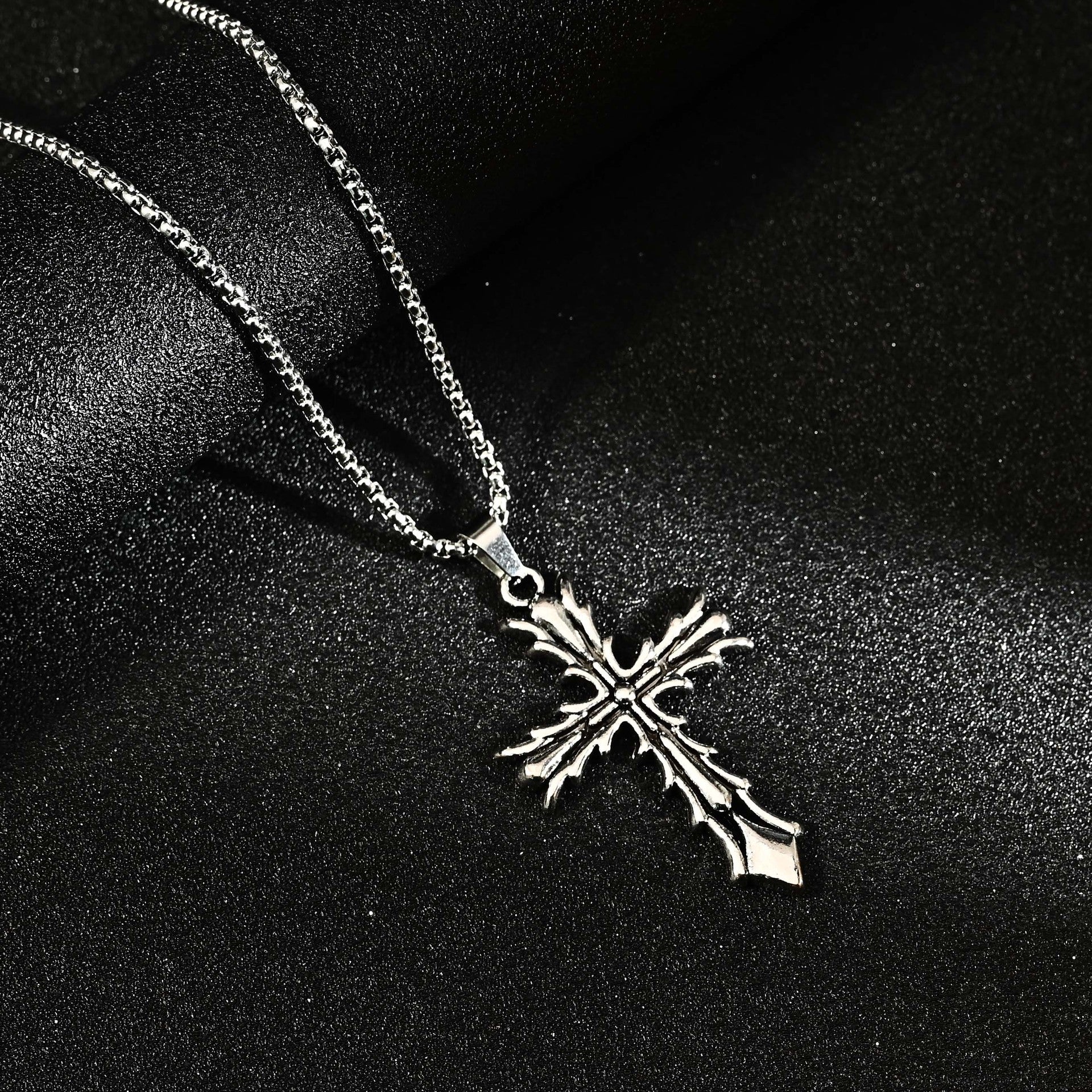 Wholesale Trendy Hip Hop n Cross Pendant Necklace Zinc Alloy Vintage Jewelry For  Gift And Everyday Layering