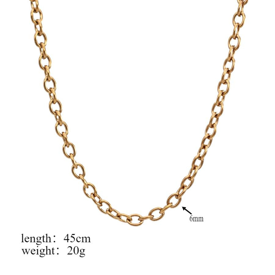 Wholesale  Freshwater Pearl Shell Accessories Titanium Steel Necklaces