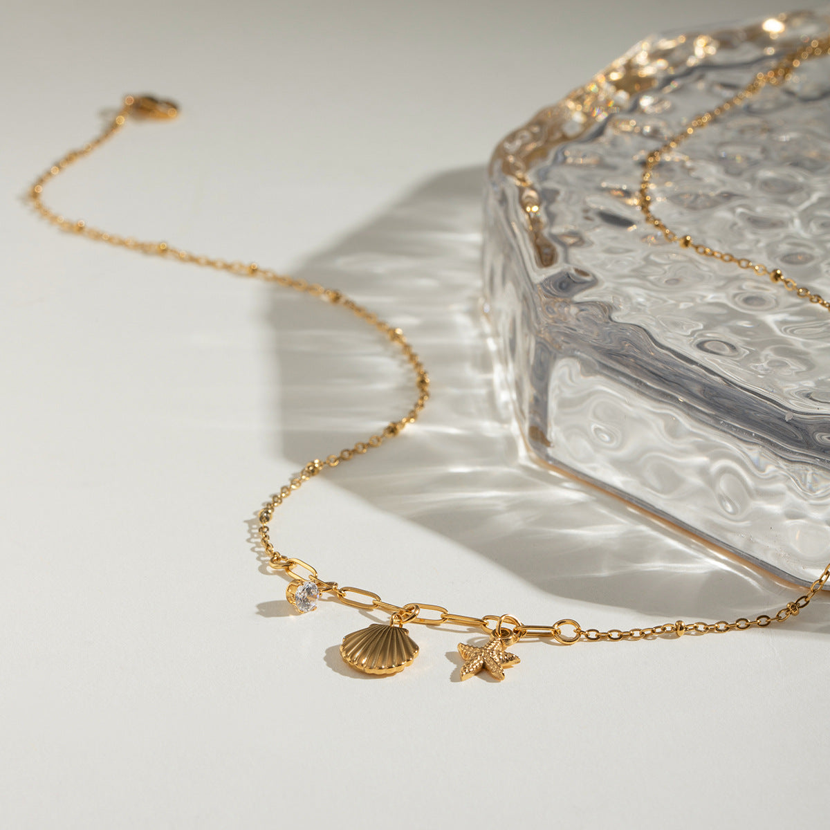 Wholesale Stainless steel and titanium alloy pendant necklace