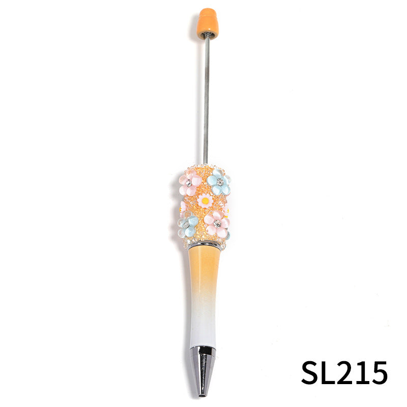 Wholesale  creative flower Gomsophila sugar pen ballpoint pen