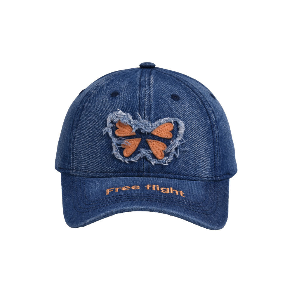 Wholesale Butterfly Distressed Washed Baseball Cap ACC-HT-WenRan006
