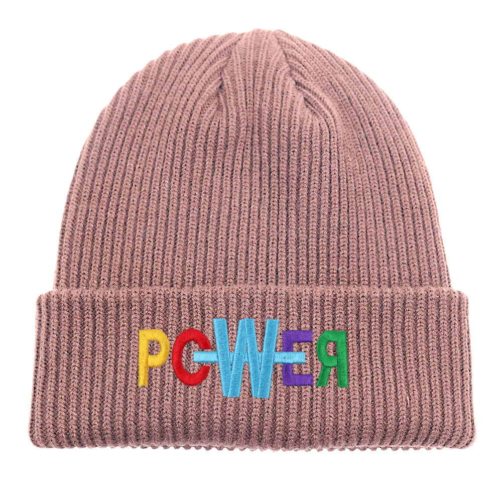 Wholesale embroidered letters wool beanie hat