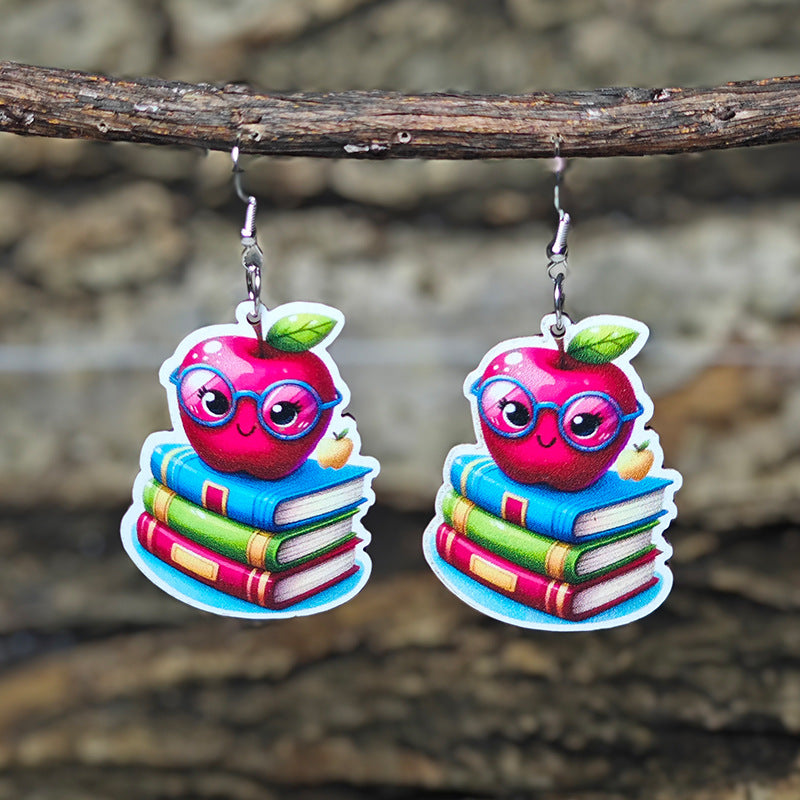 Wholesale Academy Style Earrings Graduation Season Creative Owl Earrings