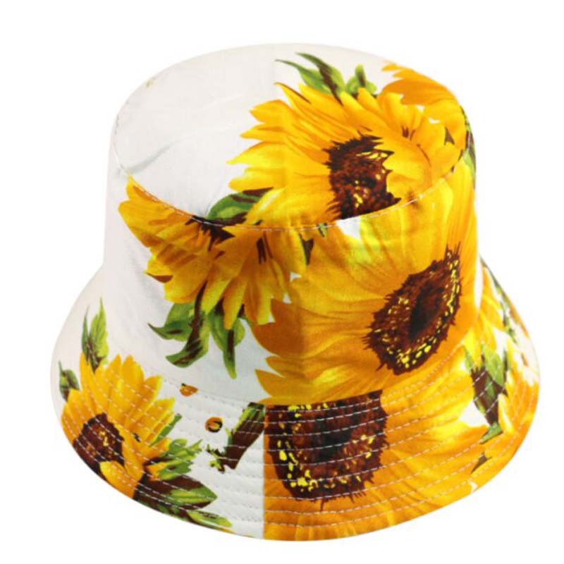 Wholesale  Fashion Printed Cherry Fisherman Hat Bucket Hat