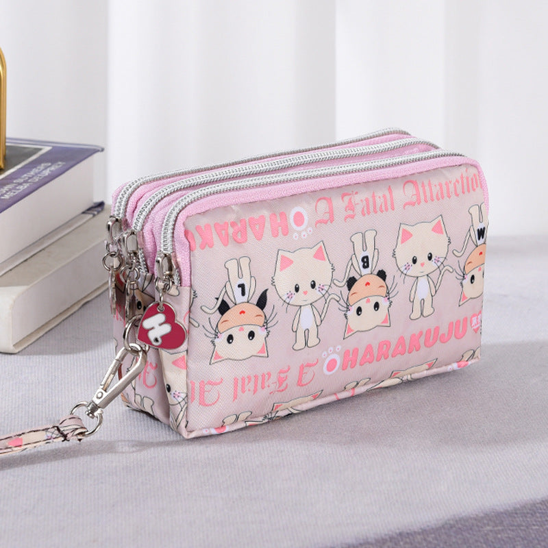 Wholesale Mobile Phone Mini Canvas Bag Wallet