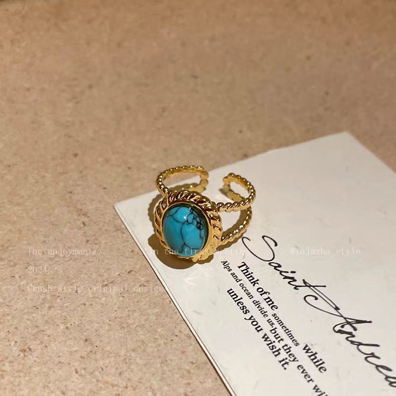 Wholesale Women' s Western Ethnic Gold Open Ring Fashion Accessory Boutique Resale