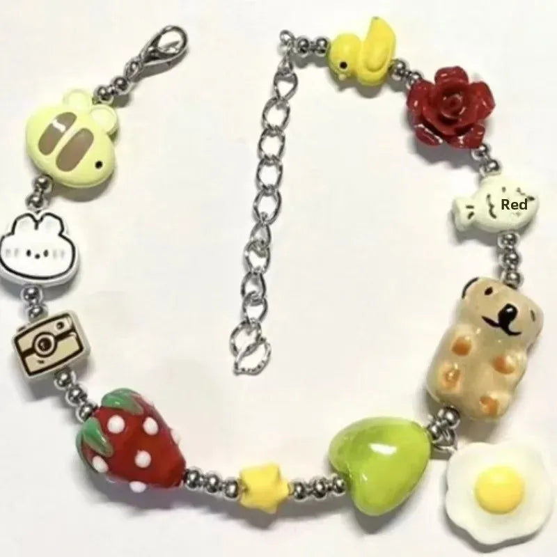 Wholesale  Rainbow Fresh Beaded Bracelet