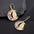 Wholesale Micro-paved Zirconia Virgin Mary Pendant Earrings