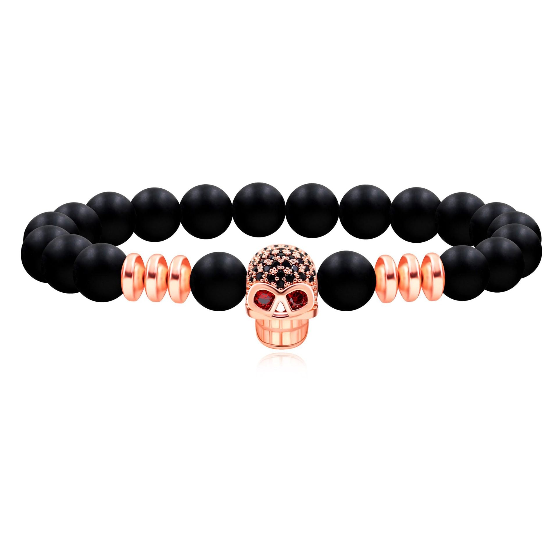 Wholesale Halloween Black Fruits Black Rabbing Black Diamond Diamond Skull Bracelet ACC-BT-FenRui011