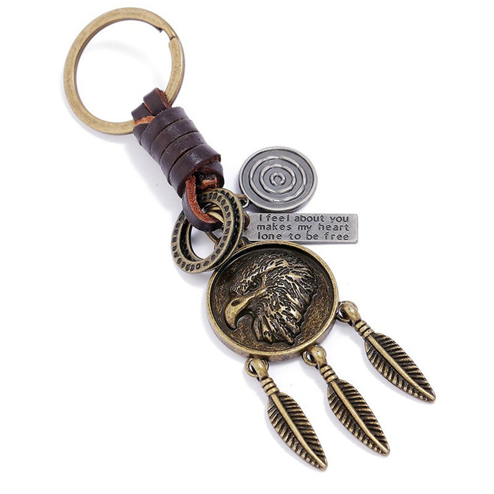Wholesale  Eagle Pendant Retro Keychains