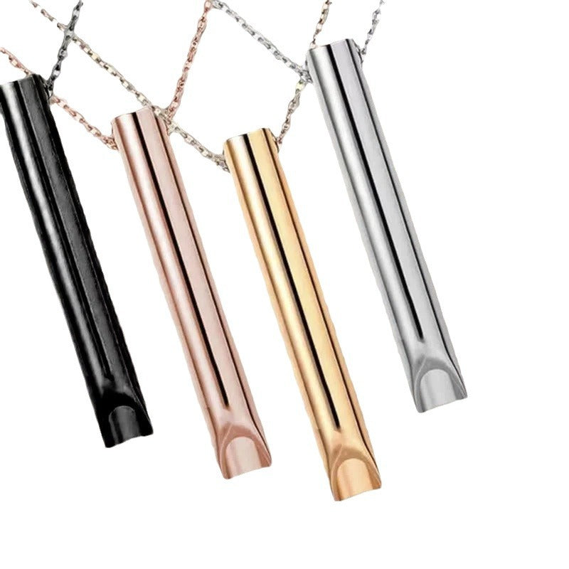 Wholesale Titanium Steel  Vacuum Electroplated Necklace