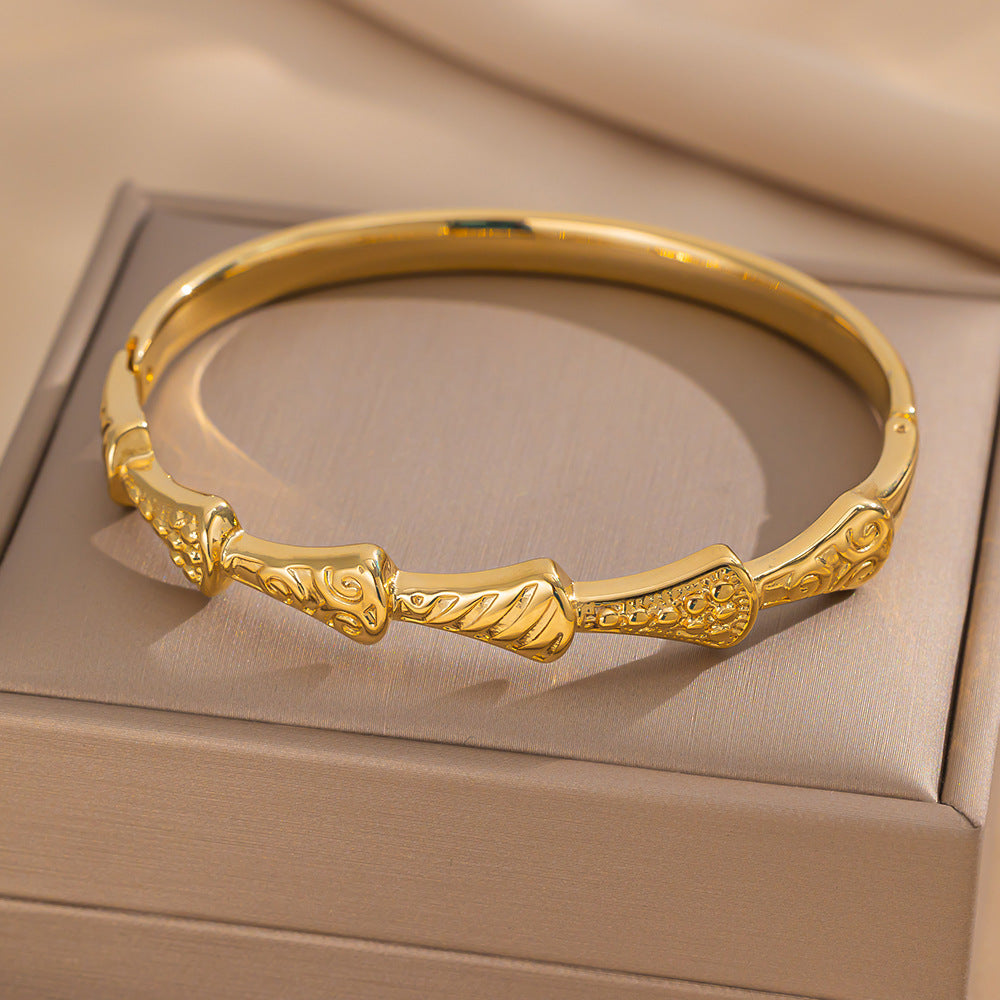 Wholesale Titanium Steel Diamond Bracelet ACCVIP-BT-KuCai012