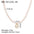 Wholesale 12 constellation stainless steel plated 18k gold white seashells pearl light luxury necklace