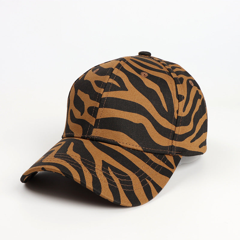 Wholesale Cartoon Cow Print Leopard Print Curved Brim Baseball Cap ACC-HT-LueLan022